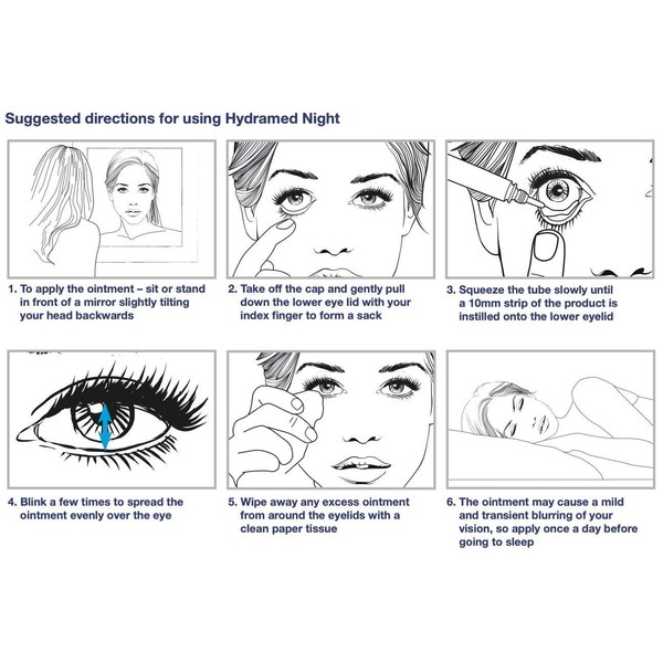 HydraMed Night Sensitive 5g Tube