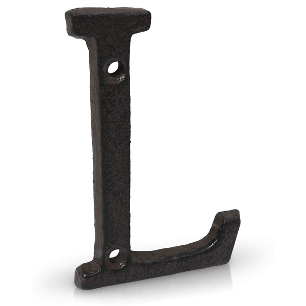 Basic Fundamentals 3-Inch Cast Iron Letters for Wall and Mailbox