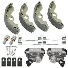 M MATI Front Brake Wheel Cylinders Shoes for Honda FourTrax 200 TRX200 TRX200D TRX200SX 1986-1997 45370-HF1-961 45350-HF1-961 06450-HC4-900