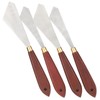 4Pcs Stainless Steel Palette Knife Shaped Oil Painting Art Spatula