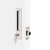 Dontay Pocket Door Handle, Modern Rectangular Keyed Entry Function, (Bed/Bath)