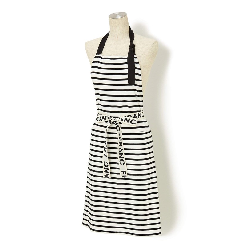 Francfranc Franc Logo Full Apron Apron Apron for Women Black