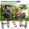 Garden Kneeler and Seat Heavy Duty - Anti-Tip Superior Stability