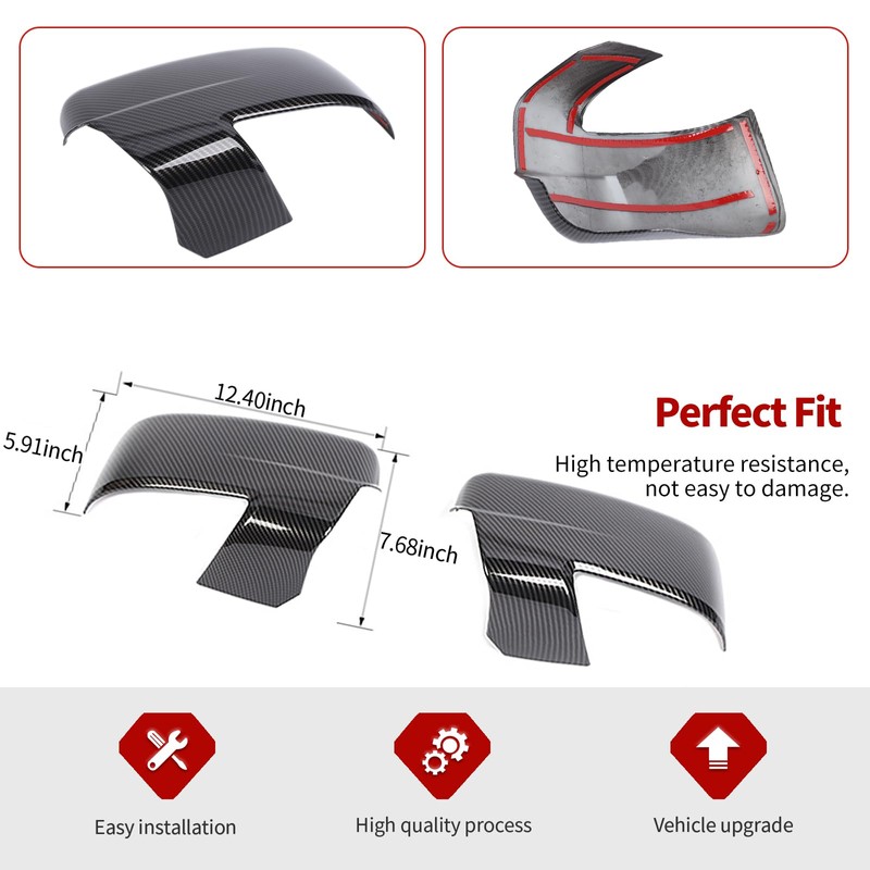 Jimen Fit for Dodge Ram 2011-2017, 2PCS Driver Side &