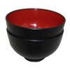 Nakaya Set of 2 Japanese Plastic Lacquer Miso Soup Bowl