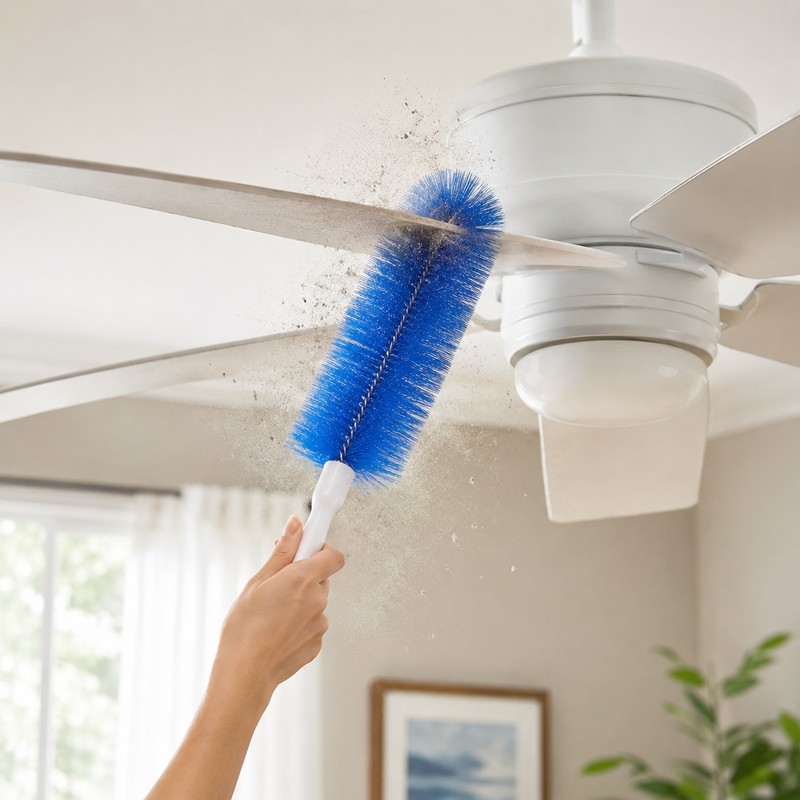 Ceiling Fan Cleaning Brush for Household Dusting – 2/3-Piece Long