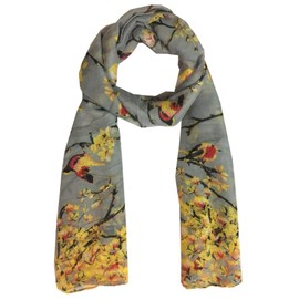 World of Shawls Butterfly Print Scarf for Women Celebrity Style Maxi, Wrap, Sarong, and Shawl Trendsetting Fashion Accessory for All Occasions