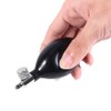 Replacement Black Manual Inflation Blood Pressure Latex Bulb with Bleed