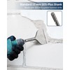 Firecore 2Pcs SDS Plus Chisel 3-In Wide Cranked Angled Bent