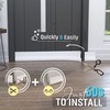 Draught excluder,Adjustable 36.6" Draft Excluder for Doors,Quick Installation, Soundproofing, Fits