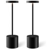 Cordless Table Lamp Set of 2, Rechargeable 5000mAh Battery Powered