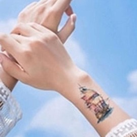 Half Club/Celler Hub_ Women's Trend Fashion Disposable Real Tattoo Sticker / 하프클럽/셀러허브_여성트랜드패션일회용 리얼 타투 스티커