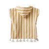 Vertbaudet Baby Bath Poncho Yellow Striped 62/68, Yellow Striped