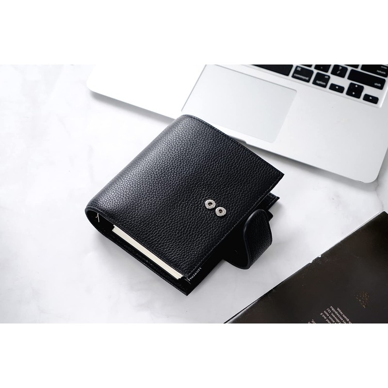 Moterm Pocket Luxe Ring Planner - Genuine Leather Binder Organiser