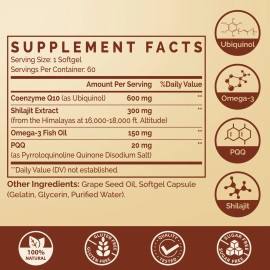 Ciaceae Coq10 Ubiquinol 600 Mg 60 Cpsulas Blandas                                                                                                     