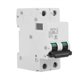 2P 25A DC Low Voltage Circuit Breaker MCB Miniature Circuit Breaker 2-Pin Vacuum Circuit Breaker 250V