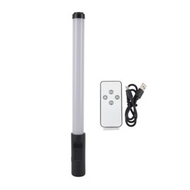 RGB LED Light Wand 3000K to 6000K 2600mAh Rechargeable Dimmable Video Light Stick with LCD Display for Photography