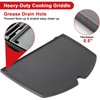 DELSbbq Cast Iron Griddle Insert for Weber Q Series Gas