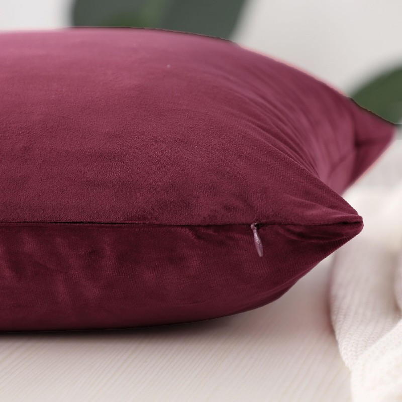 PiccoCasa Velvet Cushion Covers Set of 2 Stylish Nordic Decorative