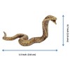 Purpledip Rare Miniature Brass Figurine King Cobra Nag Snake: Collectible