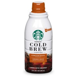 Starbucks Cold Brew Coffee Concentrate - Caramel Dolce, 32 FL OZ