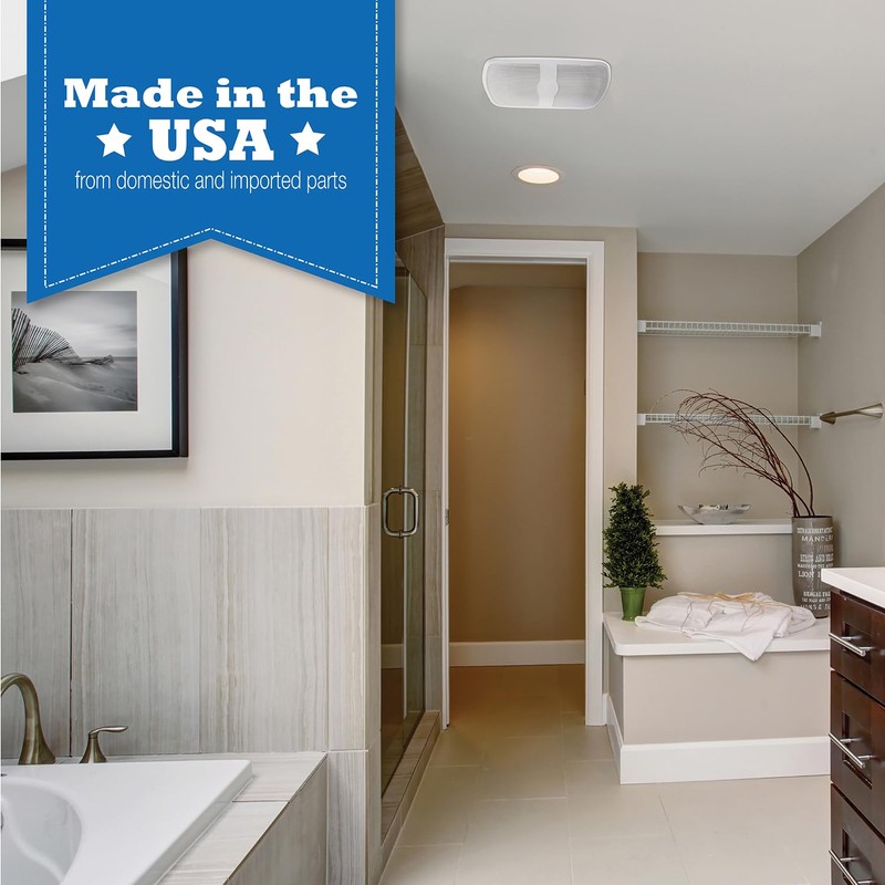 Air King AK80 Energy Star Quiet Series Bath Fan, 80-CFM