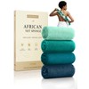 4 Pack African Net Sponge, African Exfoliating Net for Body