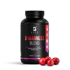 B Life Fórmula con 1300mg de D-Manosa por porción | 180 cápsulas | Potenciado con Arándano y Zinc | D-Mannose Blend