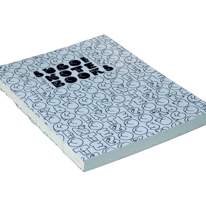 Libreta Dibujo Lomo Descubierto Sketchbook Open Flat 13 x 18