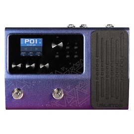 Valeton GP-100 Guitar Bass Amp Modeling IR Cabinets Simulation Multi Language Multi-Effects with Expression Pedal Stereo OTG USB Audio Interface (Violet)