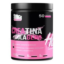 Suplemento Monohidratada Creatina  Colgeno Heragen 500g Natural-                                                                                      