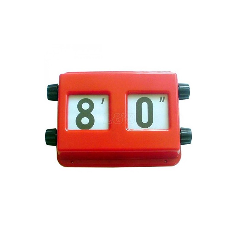 Plastic Cab & Body Height Indicator (Imperial), Range from 8'0"