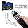 Remote Control Compatible With Hisense VIDAA 4K UHD Smart TV