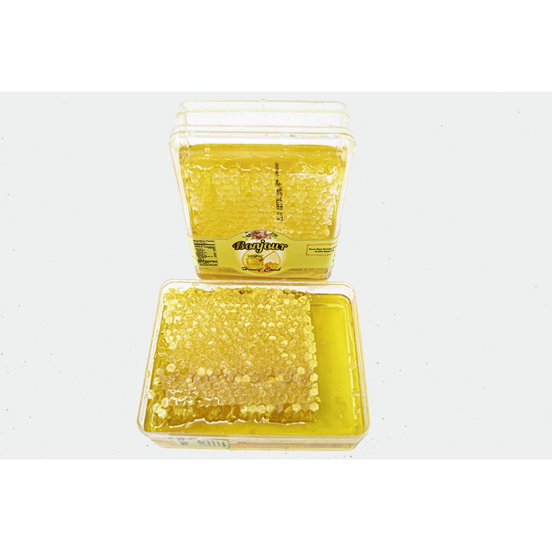 Bonjour Pure Raw Honey Comb, All Natural With No Preservatives