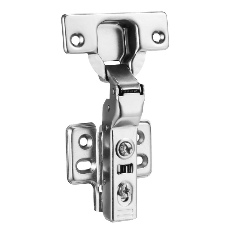 Luokim 2pcs Half Overlay Cabinet Hinge Frameless Concealed Door Hinges