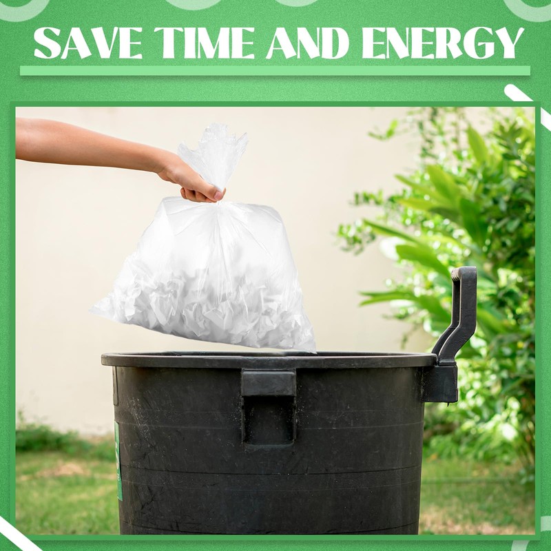 AmazingSpark 50 Set Shredder Bags Paper Shredder Lubricant Sheet 50