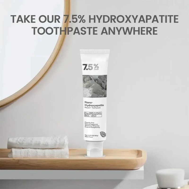 2 Pasta De Dientes Nano - Hidroxiapatita Al 10%