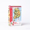 Terra Puzzles South Korea Map Wooden Jigsaw Puzzle 152 Piece,