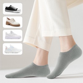 SHEKINI 3 Pairs Womens Ankle Socks Cushioned Sports Trainer Socks Low Cut Performance Athletic Socks Breathable Running Socks Casual Sports Running Fitness Moisture Wicking, Grey