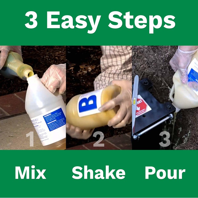 Postloc® - 2 Post Kit - Easy to Use Concrete