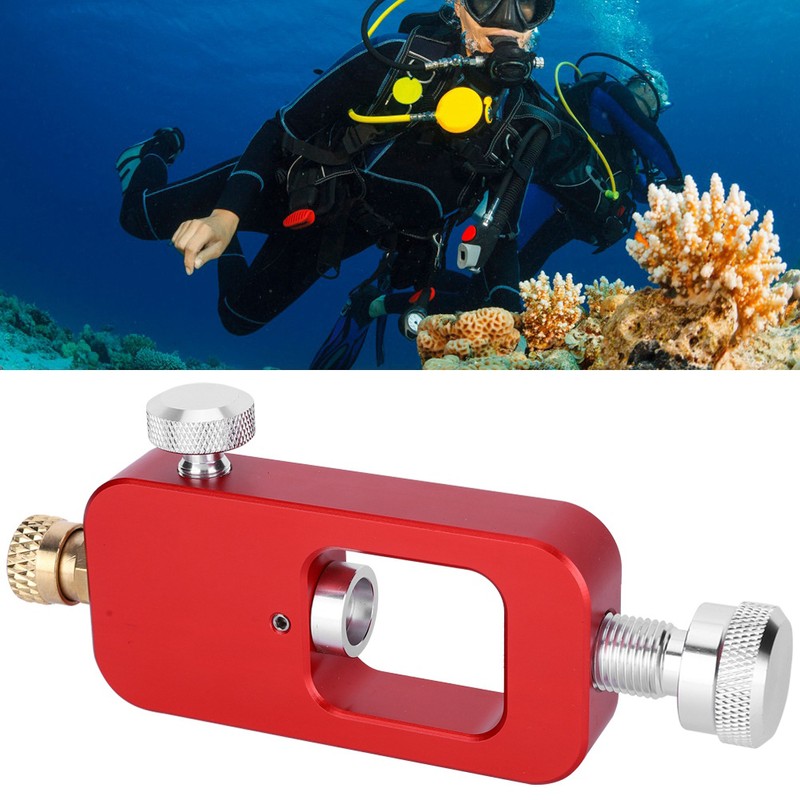 DEDEPU Scuba Adapter Heads Diving Transverter Large Bottle to Small