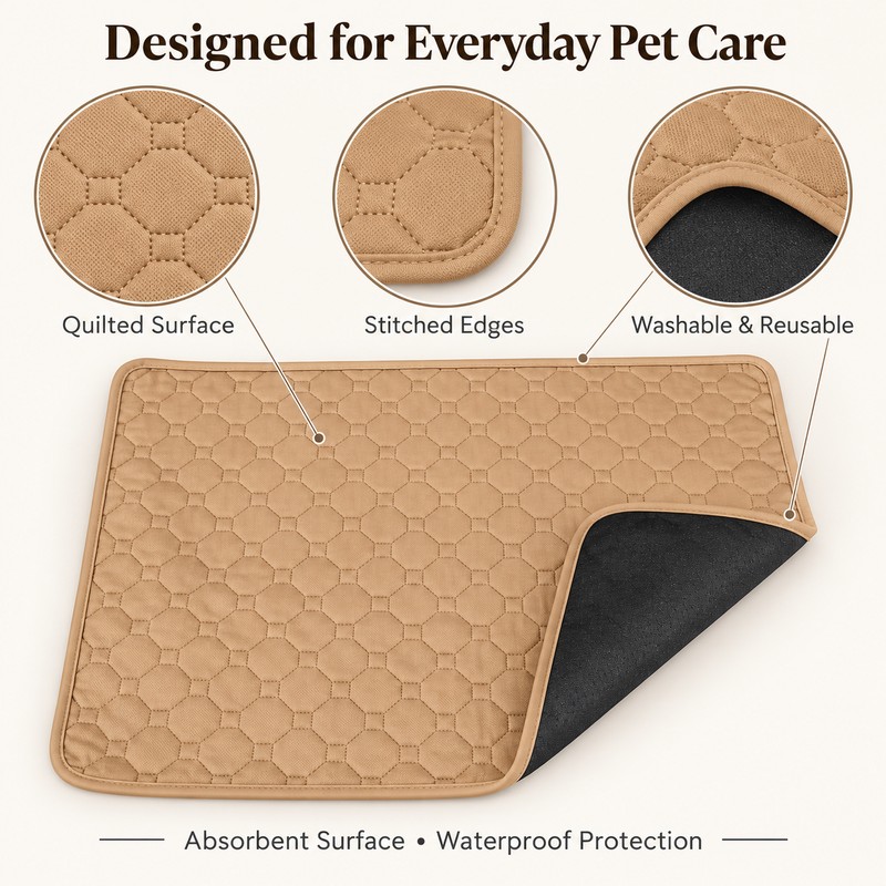 Reusable Dog Pee Pad for Puppy Potty Training – Washable