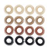 QUETTO 12 Pcs Spiral Hair Ties - Soft Plastic Hair