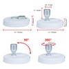 HAMVIDNE LED Spotlight, Battery Operated Picture Lights, Uplighting Indoor, Puck