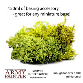 The Army Painter | Basing: Summer Undergrowth | Similar to Bushes or Shrubs | Primer | For a Realistic Look