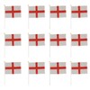 25Pcs St George Hand Flags England Hand Waving Fabric Mini