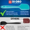 DI ORO Silicone Spatula Set - Rubber Kitchen Spatulas for
