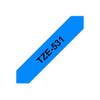 Brother labelling tape TZE-531 blue/black 12 mm