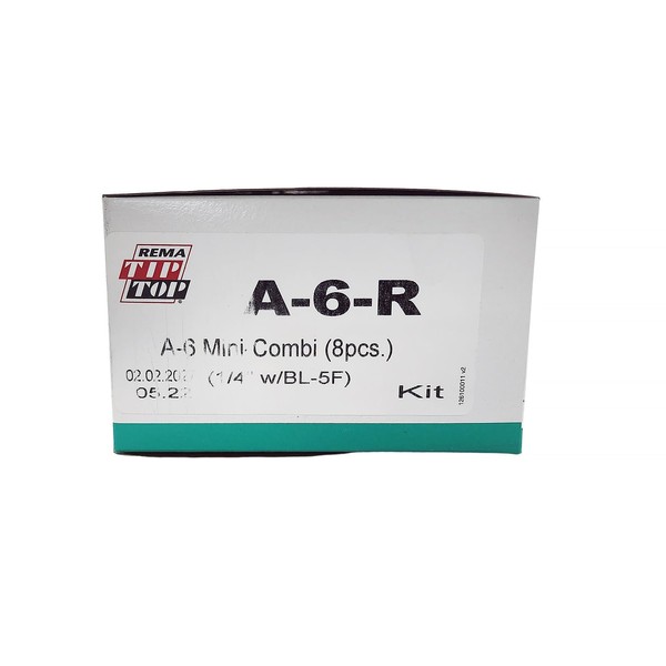 Rema Tip Top A-6-R Minicombi Tire Repair Kit - 8