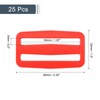 sourcing map 25Pcs Plastic Slide Buckle, 1" Tri-Glides Slides, Adjustable